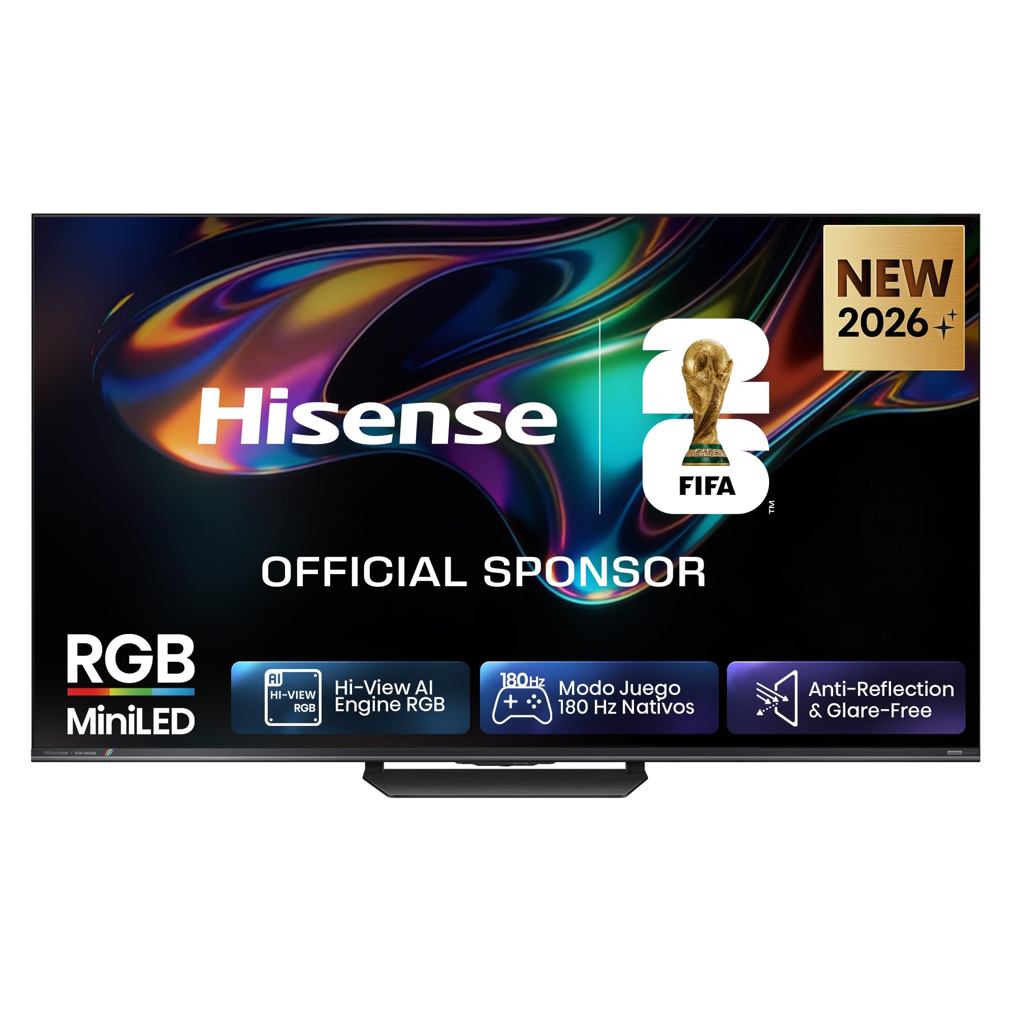 Hisense 85UR8S - RGB MiniLED Smart TV 85 Pulgadas, Hi-View AI Engine RGB, Modo Juego 180 Hz Nativos, Anti-Reflection & Glare-Free, Sonido Envolvente 2.1.2, IMAX Enhanced, Dolby Vision IQ, HDR10+