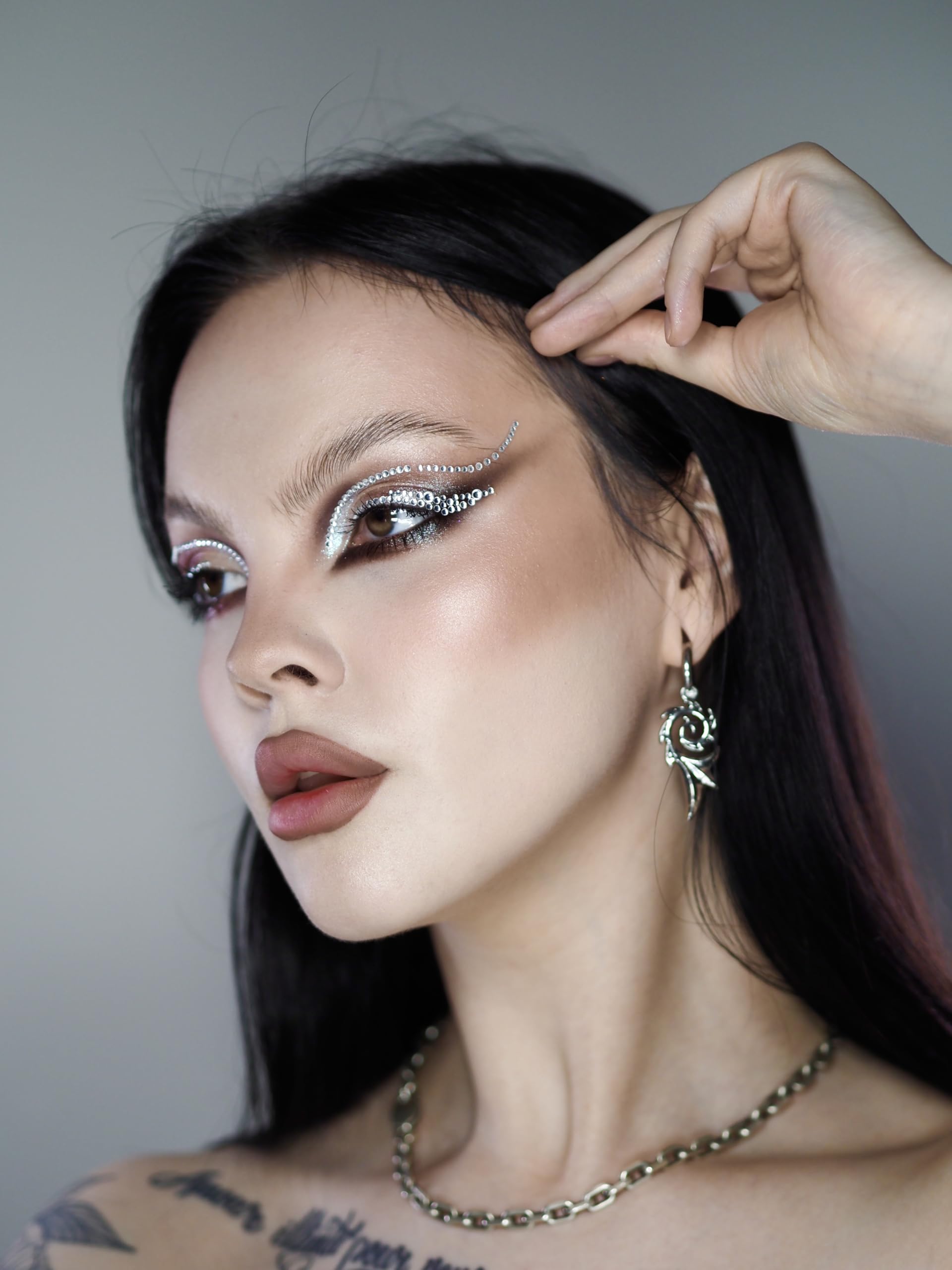 The Glitter Lab Yüz Aksesuarı Eyeliner Kristal Taşlar