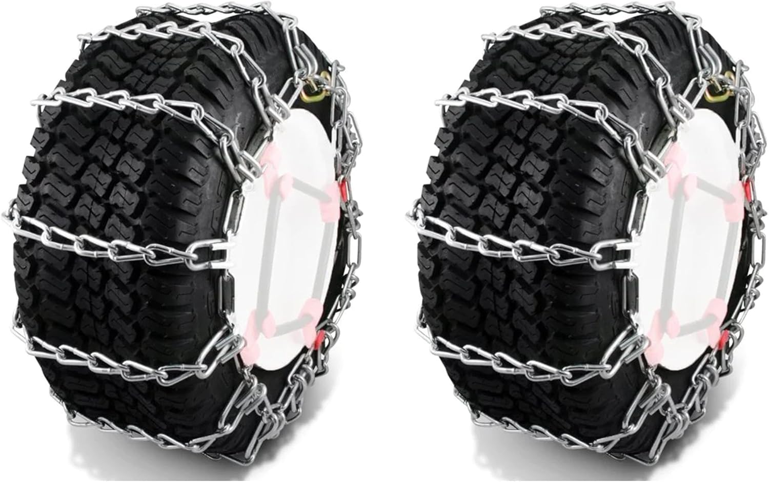 26x12x12 Tire Chains Link Tire Chain Tensioners Pair For