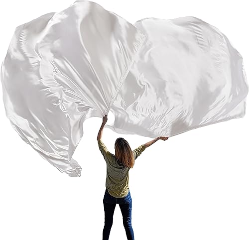 Miniatura 7 de Wuchieal Banderas de adoración semicírculo grandes y suaves de 74 x 55 pulgadas, bandera de semicírculo de satén con varillas escalables, 1 par