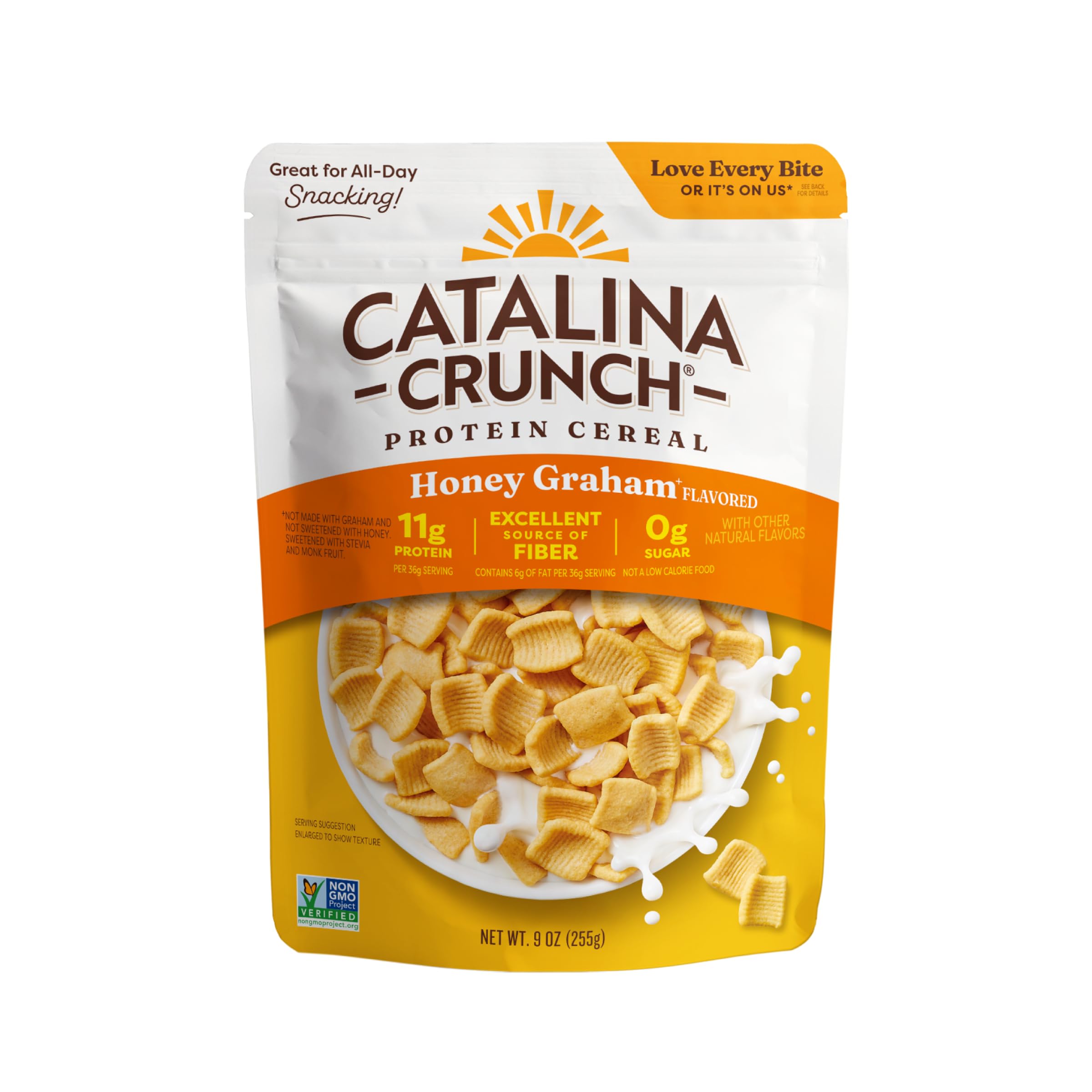 Catalina Crunch Honey Graham Keto Cereal: Keto Friendly, Low Carb, Zero Sugar, Plant Protein, High Fiber, Gluten & Grain Free-image-19