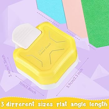 Perforatrice 3 En 1 Pour Coins - 3 Formes - Pour Scrapbooking, Cartes, Photos - 2.8x2.4x1.3in