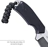 CRKT Columbia River Knife & Tool Razel Compact Fixed Blade Knife: Everyday Carry Plain Edge D2 Blade Steel with Veff Flat Top Serration G10 Handle w/Pocket Carry Sheath 4036