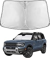 Vista 254 de EcoNour Parasol para Subaru Crosstrek 2013-2015 2016 2017, visera solar para parabrisas delantero y ventana, bloqueador de calor UV y protector