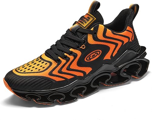 GSIGUL Mens Blade Fashion Sneakers Mens Running Athletic Basketball Tennis Shoes Casual Walking Shoes