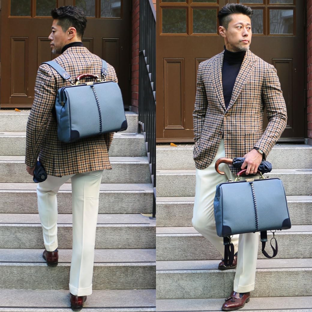 [ヨータ] 【漆塗りKIJIROセット】【2025年春15個限定カラーツイード】横型ダレスバッグM YK7