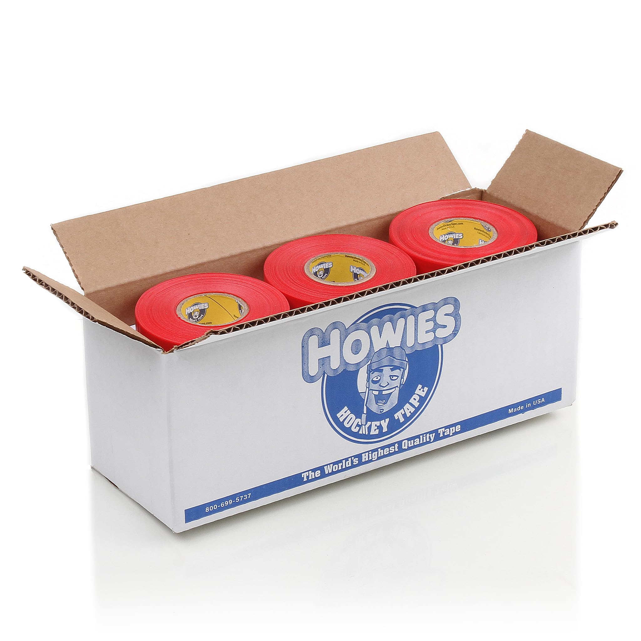 Howies Colored Shin Pad Hockey Tape 12 Pack | 1" Sock & Shin Pad Tape for Hockey, Soccer, Lax, Sports | Multiple Colors | Strong Grip, Durable,