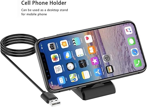 Miniatura 6 de Cargador de reloj compatible con reloj Fitbit SenseSense 2Versa 4Versa 3, soporte de cargador magnético con cable USB de 3.3 pies, repuesto para