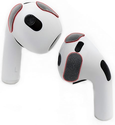Miniatura 4 de Setex Gecko Grip Almohadillas de agarre antideslizantes diseñadas para Apple AirPods Gen 3 [cabe en el estuche de carga] Máximo rendimiento de sudor