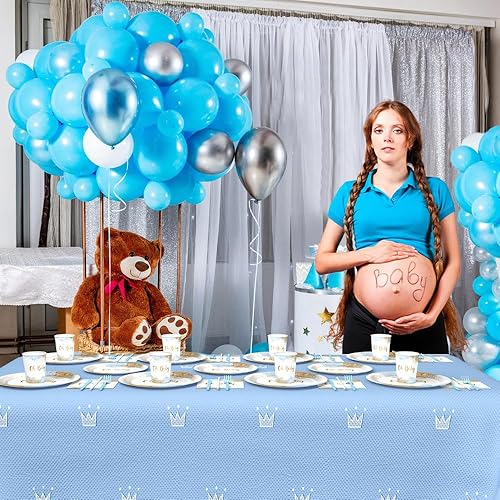 Miniatura 4 de Juego de vajilla de 131 piezas para fiesta de Halloween, decoración de fiesta temática de Halloween, platos desechables de Halloween, servilletas,