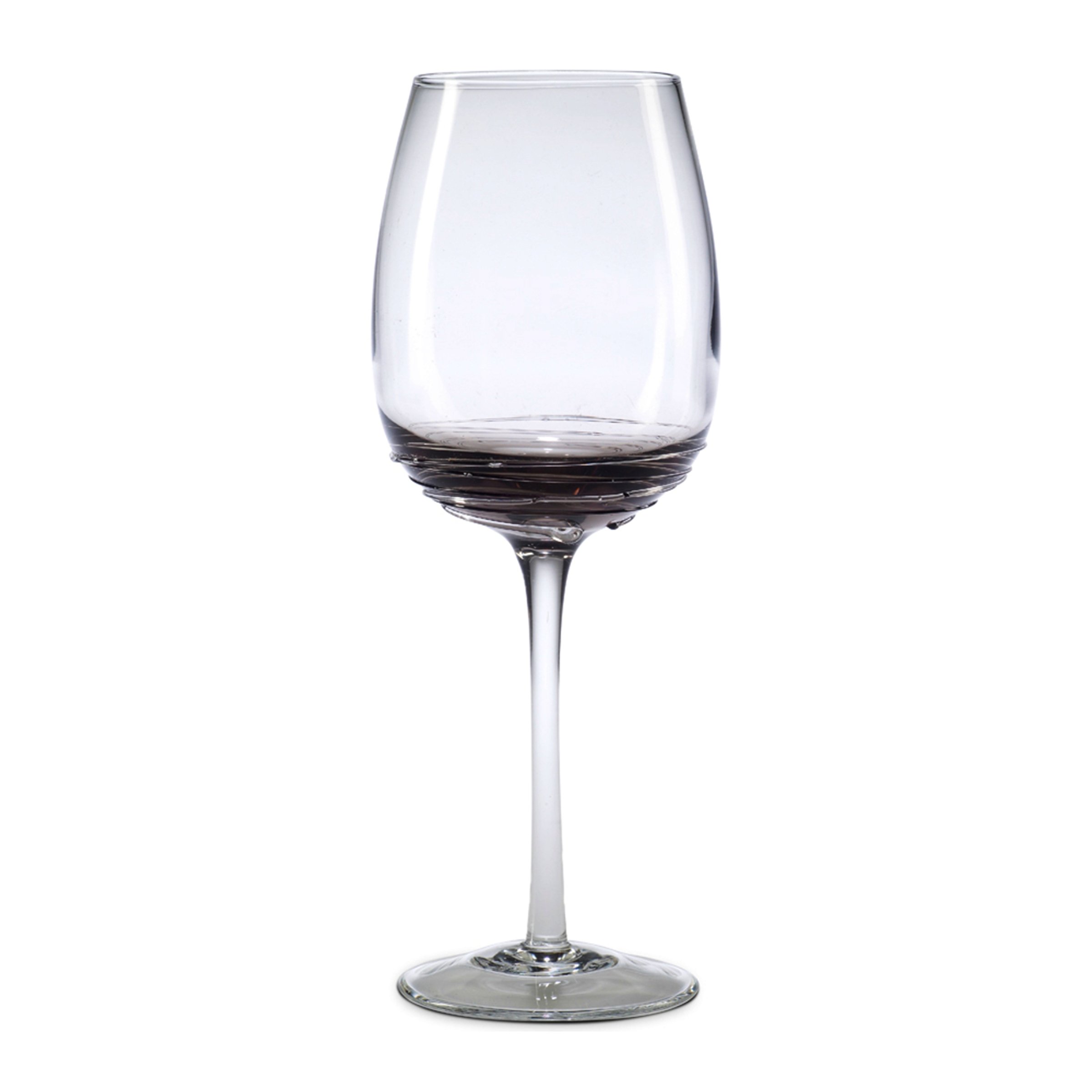 Mikasa Swirl Smoke Goblet, 17 oz, Glass