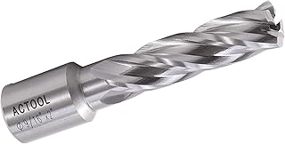 ACTOOL 9/16" Diameter × 2" Depth of Cut HSS ANNULAR Cutter with 3/4'' Weldon Shank