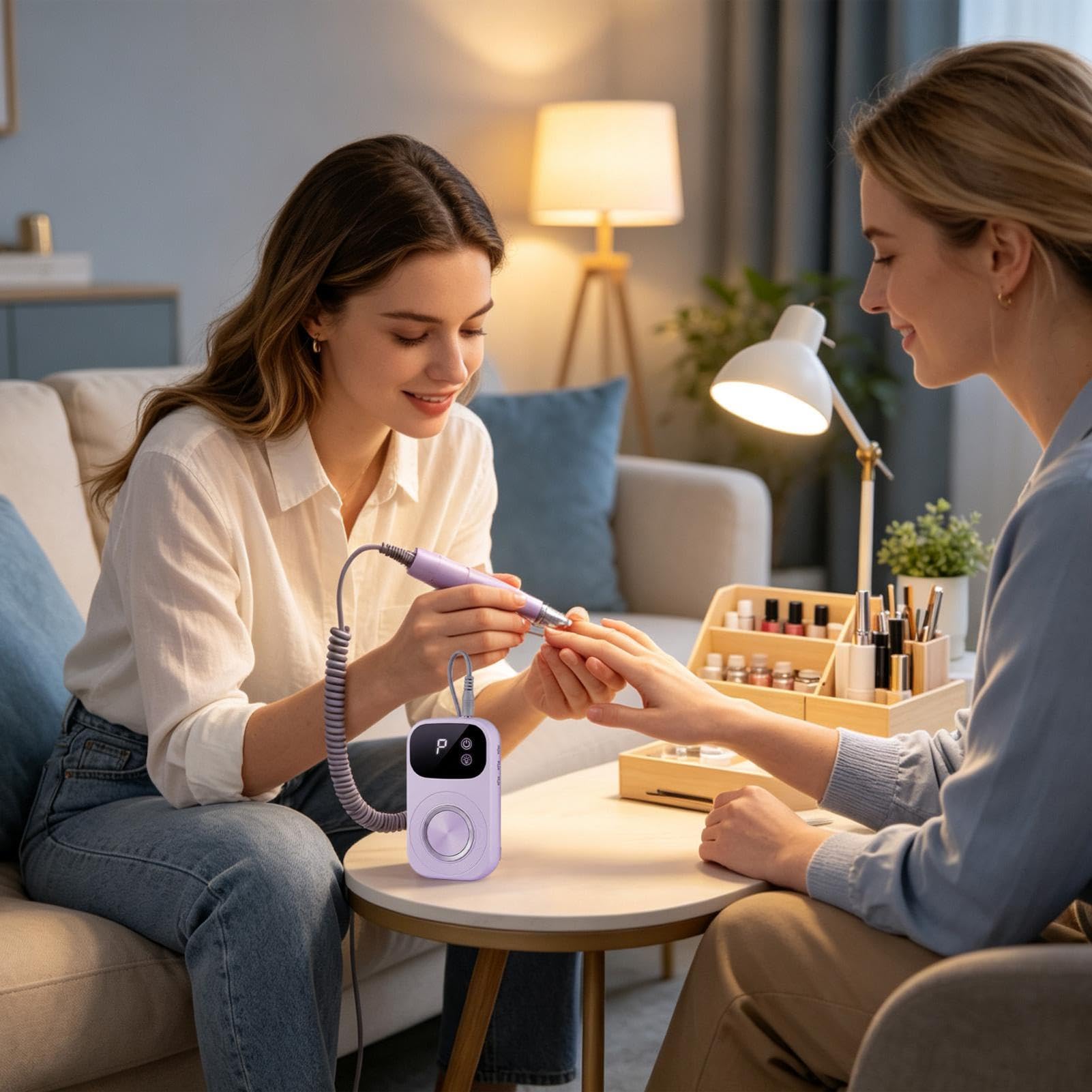 Taladro Uñas Herramienta De Manicura Eléctrica Portátil Multifunción | Kit Taladro para Uñas Gruesas en uñas de manos y pies, manicura, callos, hogar, viaje diario