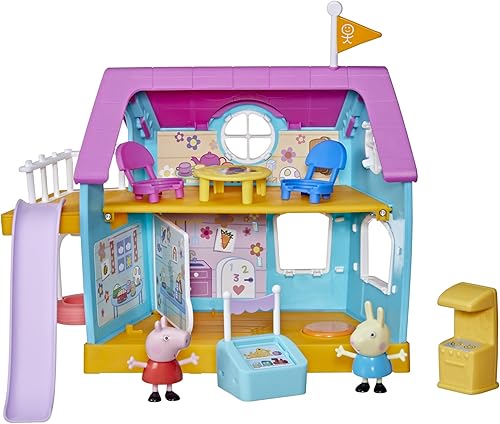 Peppa Pig Club Kids - Juego solo para niños de juguete preescolar; efectos de sonido; incluye 2 figuras, 7 accesorios; a partir de 3 años
