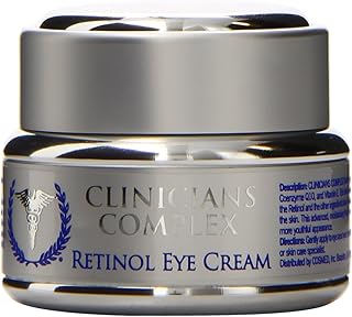Crema de ojos con retinol, 0.5 onzas
