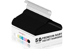 HOUSE DAY Velvet Baby Hangers for Effortless Organization