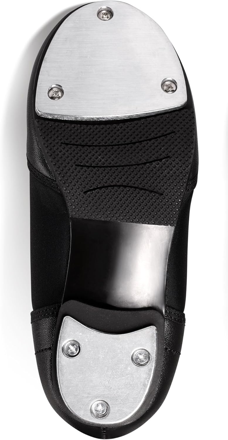 DWBH Unisex Tap Shoes PU Leather Slip On Dance Shoes for Girls and Boys (Toddler/Little Kid/Big Kid) - Image 5