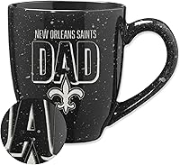 Vista 36 de Rico Industries NFL Football #1 Dad 16 oz Team Color Laser Engraved Ceramic Coffee Mug