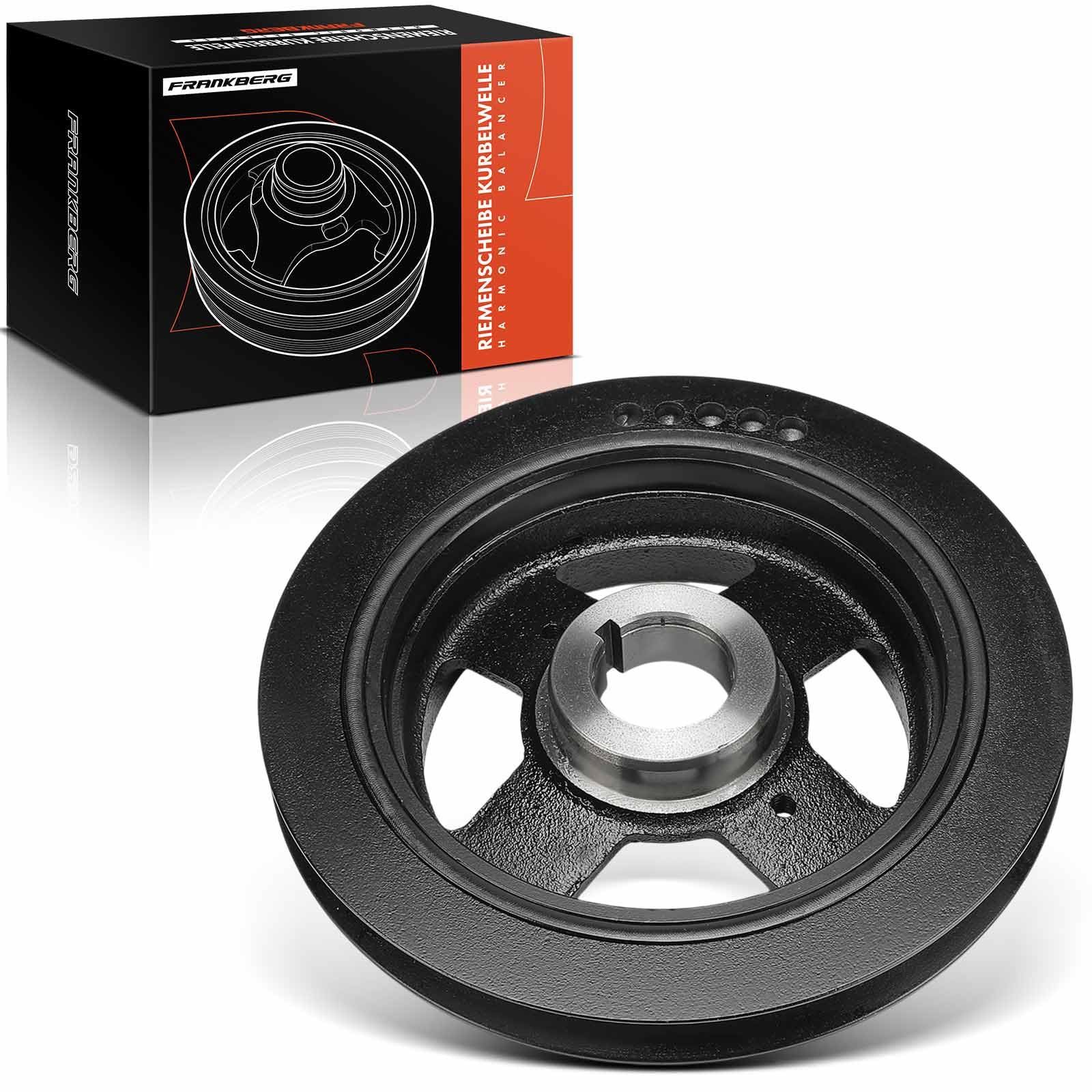 Frankberg Polea de correa del cigüeñal Compatible con Almera II N16 Almera II Hatchback N16 Almera Tino V10 Primera P12 Primera Hatchback P12 Primera Touring WP12 Replace# 12303AD201