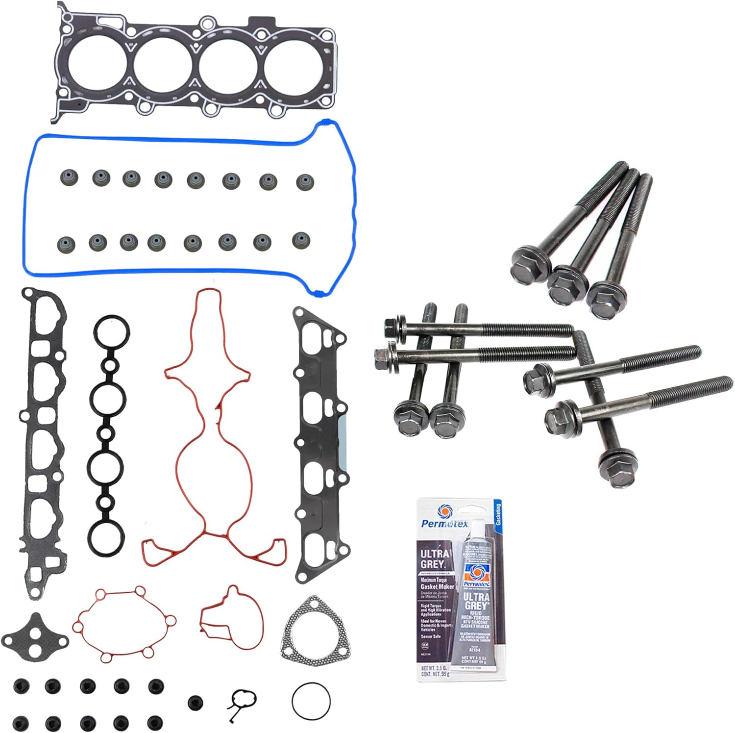 CPWK187 Head Gasket Set Bolt Kit Fits: 99-02 Saturn SC2 SL2 SW2 1.9L 4Cyl. DOHC 16v VIN 7
