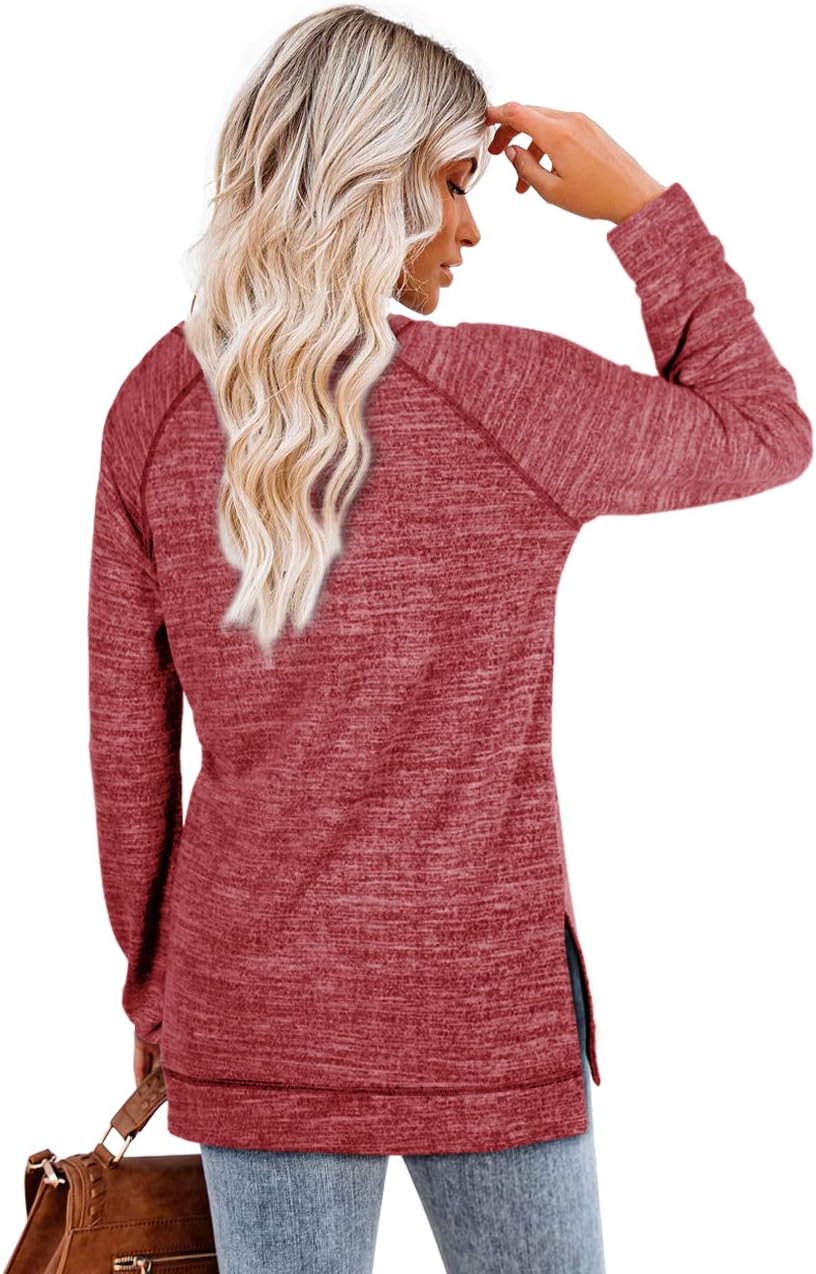 Aokosor Tunic Tops for Women 2025 Long Sleeve Shirts for Leggings Loose Fit Sweaters - Image 5