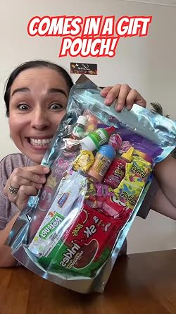 Cotton Candy Pickle Kit For 2 |20 Pieces| 2 X Cotton Candy Crunch, Pop Rocks, Blue Raz Pickles, Lucas Gusano Chamoy, Skwinkles, social media trend items gifts for kids teen girls boys