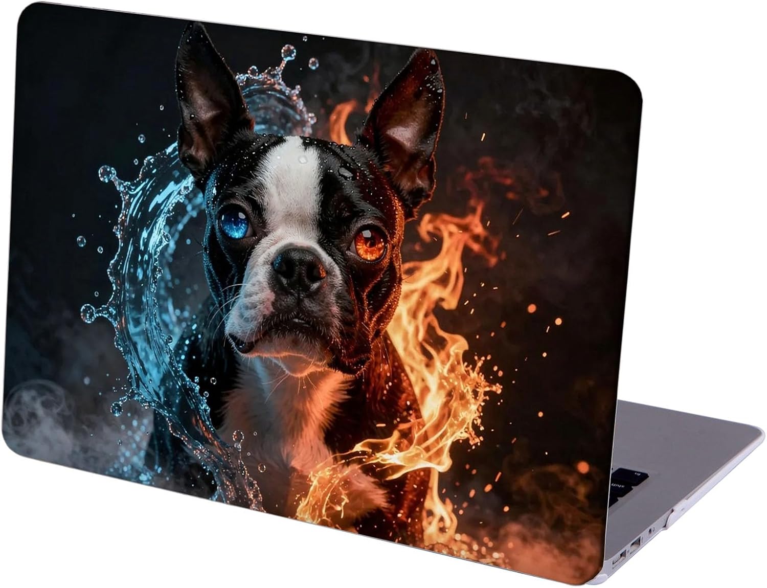 Compatible with MacBook Neo 13-inch, Hard Shell Case with Keyboard Cover and Screen Protector (A3404 A18 Pro chip, 2026 Release) - Boston Terrier MC22039