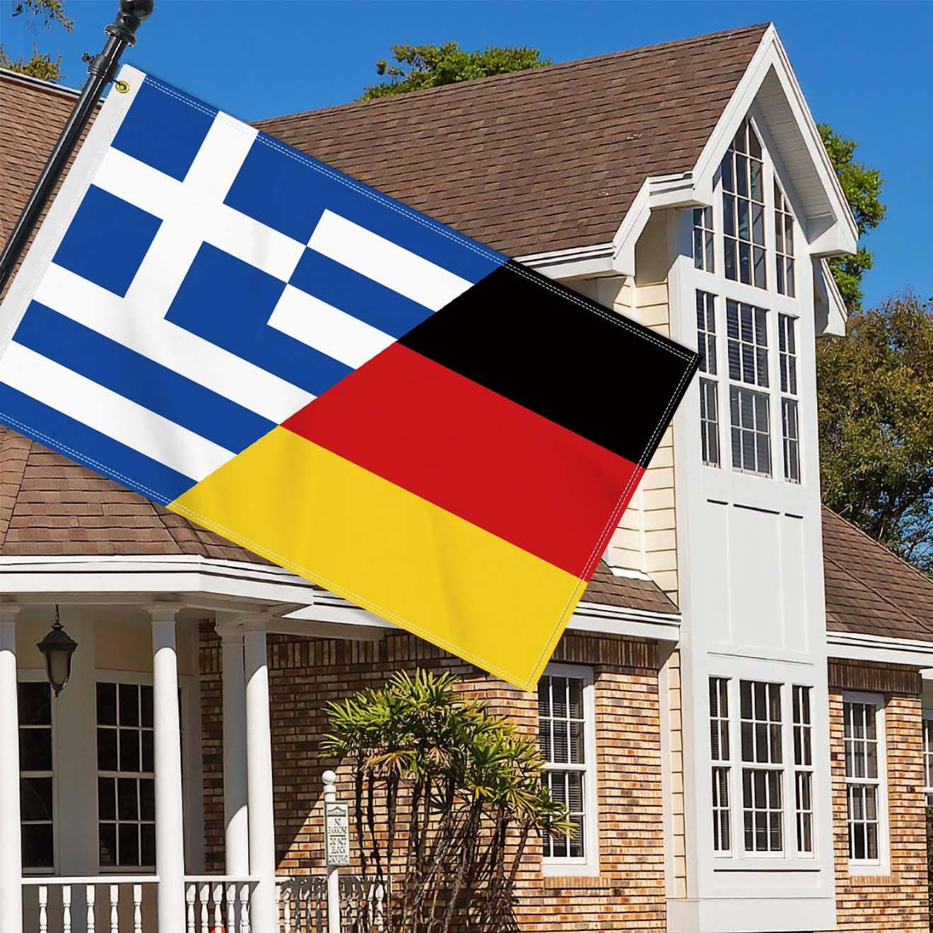 Vlag Griekenland - 90 x 150 cm - Griekse Vlag - Greece in de