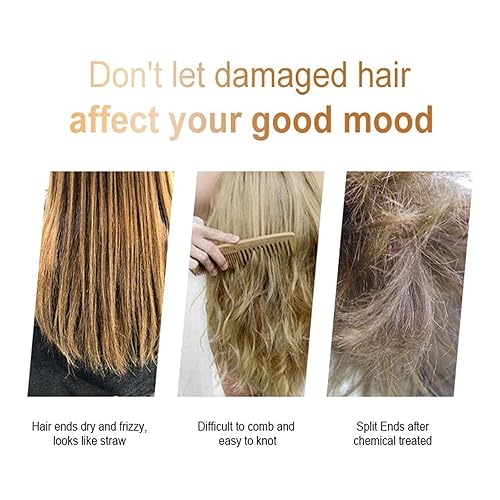 Miniatura 7 de Juego de champú y acondicionador de aceite de argán marroquí con máscara para el cabello, tratamiento para el cabello suave que añade brillo,