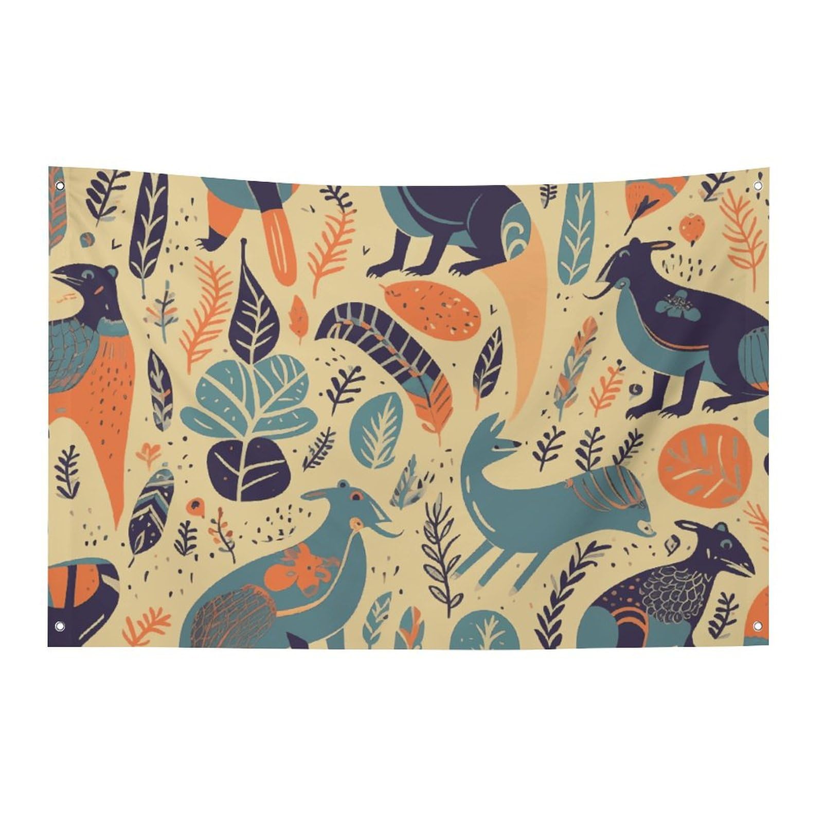 Drapeau de jardin animaux australiens avec imprimé haute définition durable