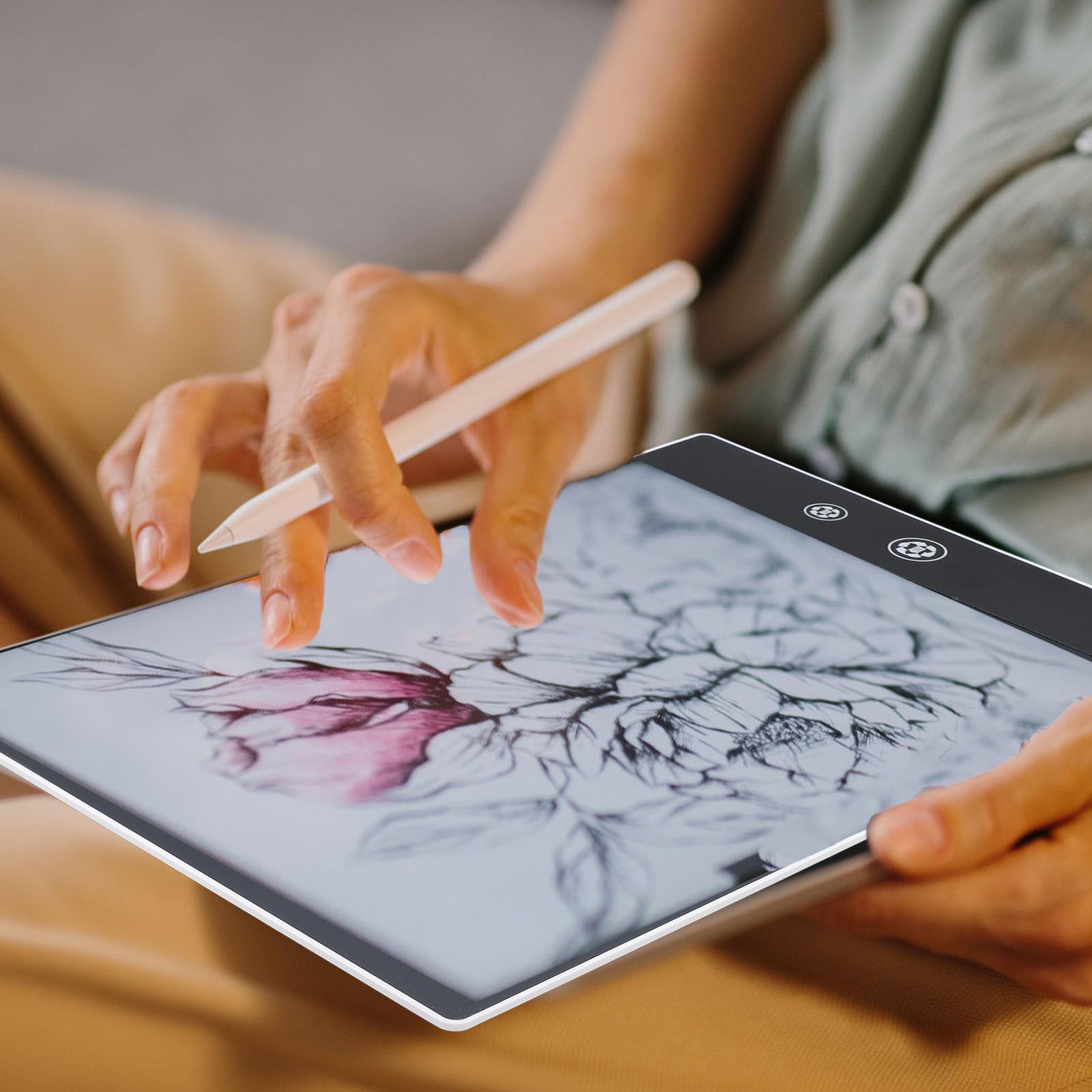 Tablet do Pisania LCD 11,5 Cala, Cyfrowa Tablica Kreślarska z Rysikiem dla Dzieci i Dorosłych