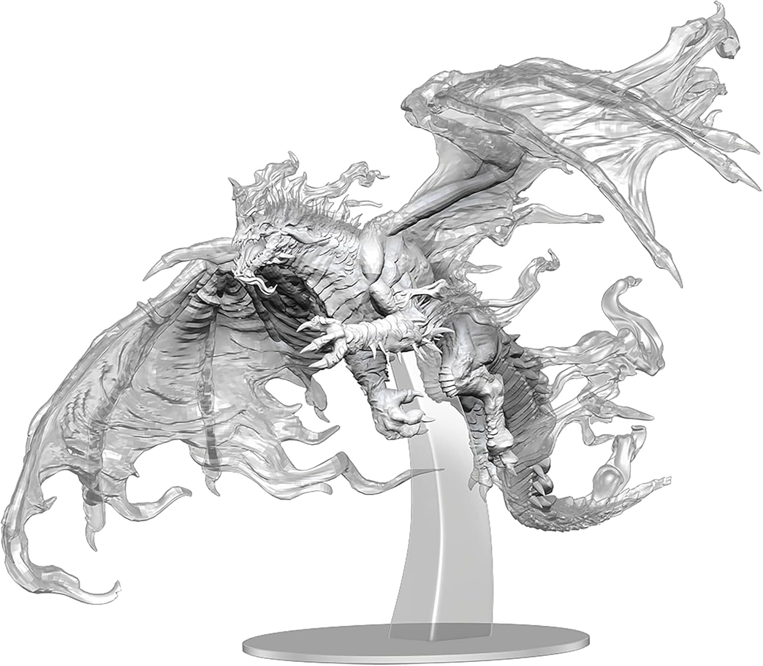 Dungeons & Dragons D&D Nolzur's Marvelous Miniatures: Adult Blue Shadow Dragon - Unpainted RPG Figure, Display Or Use with Your Tabletop Roleplaying Games