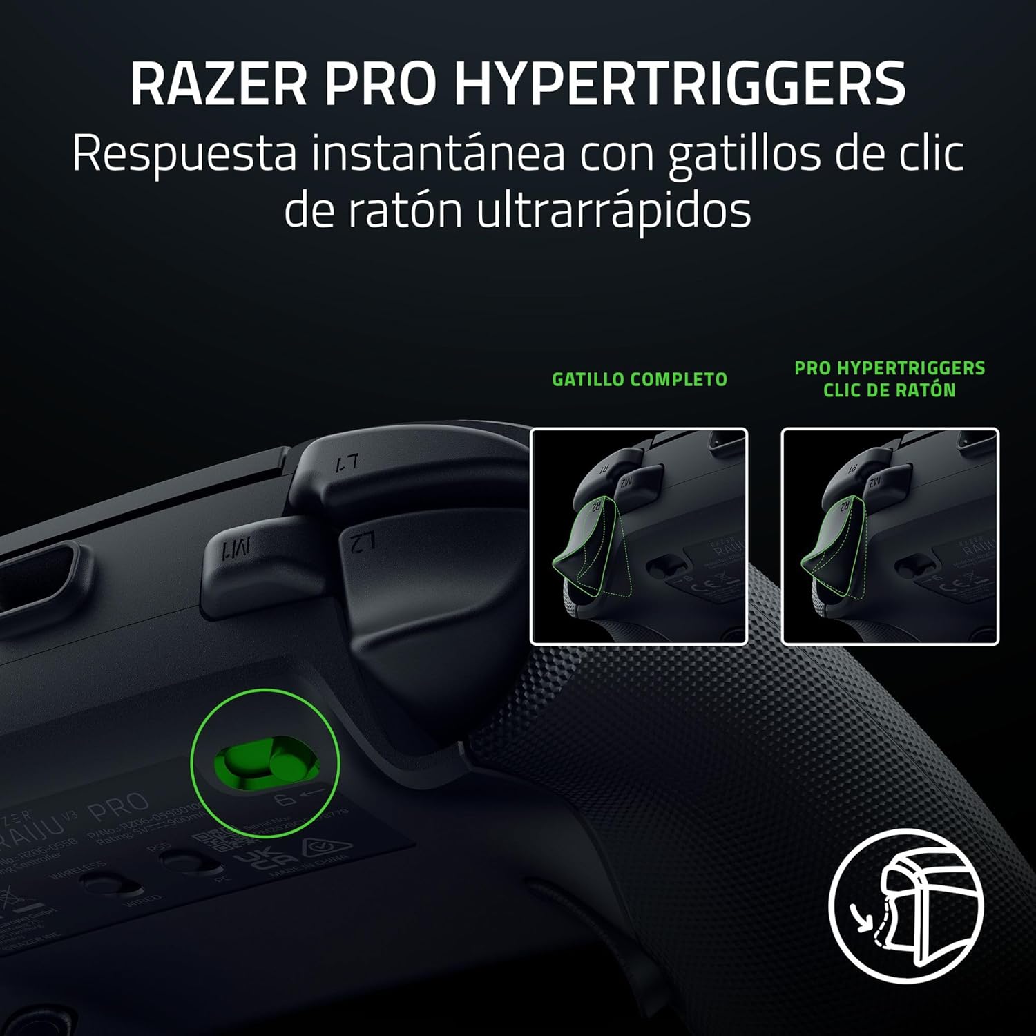 Razer Raiju V3 Pro Controller trigger mechanism