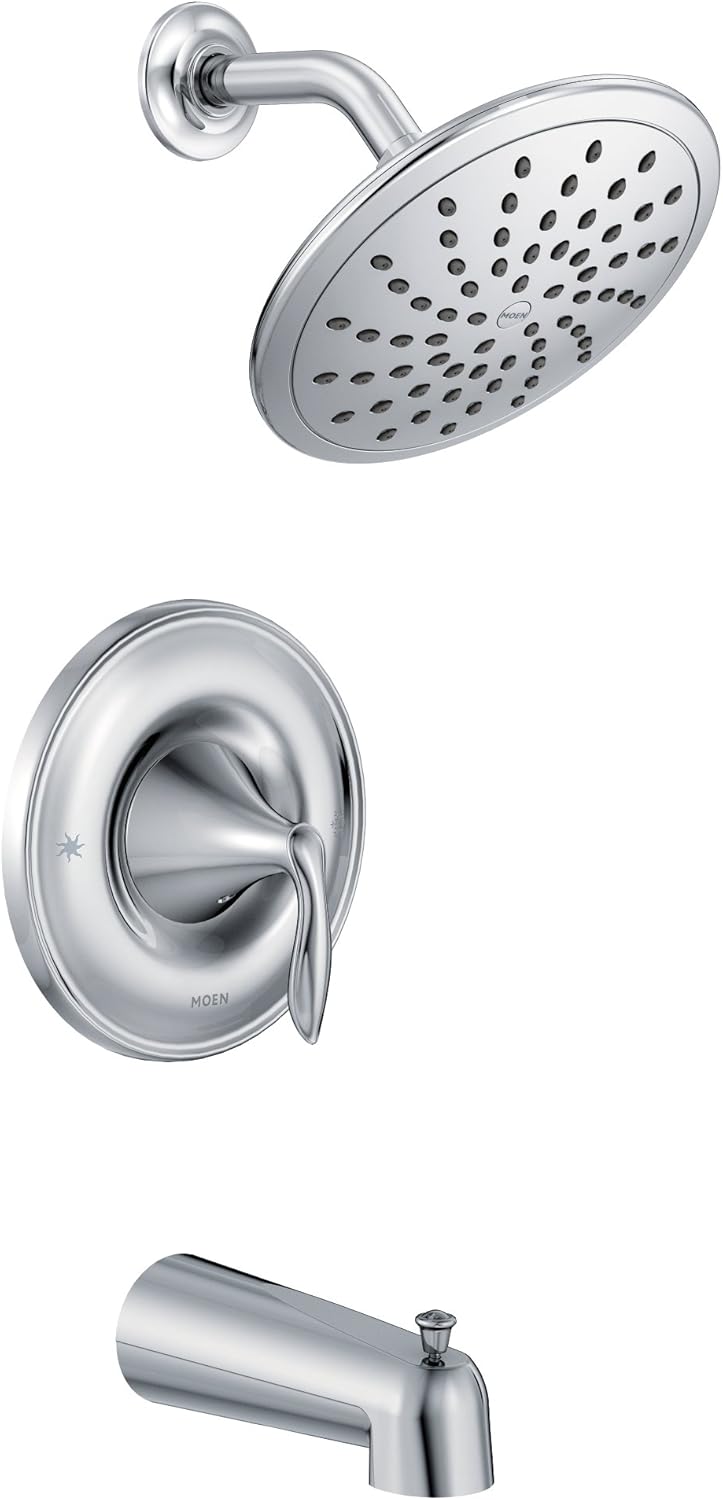 Moen T2233EP Eva Tub Shower System with Rainshower Showerhead wi