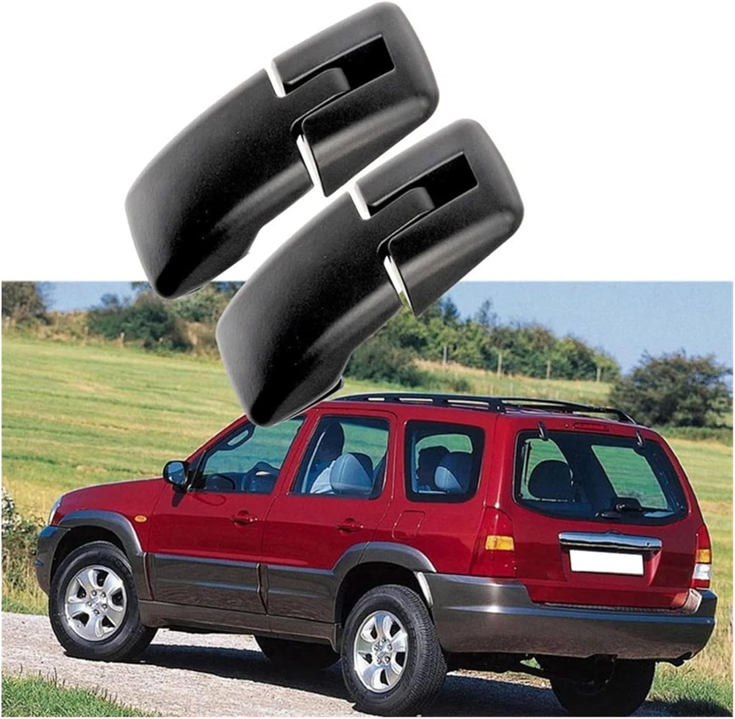 Tailgate Window Hinge Left & Right Liftgate Back Window Glass Hinges Tailgate Window Hinge Fit for Mazda Tribute 2001-2006 ECY1622AXA,ECY1632AXA Liftgate Hatch Repair Kit