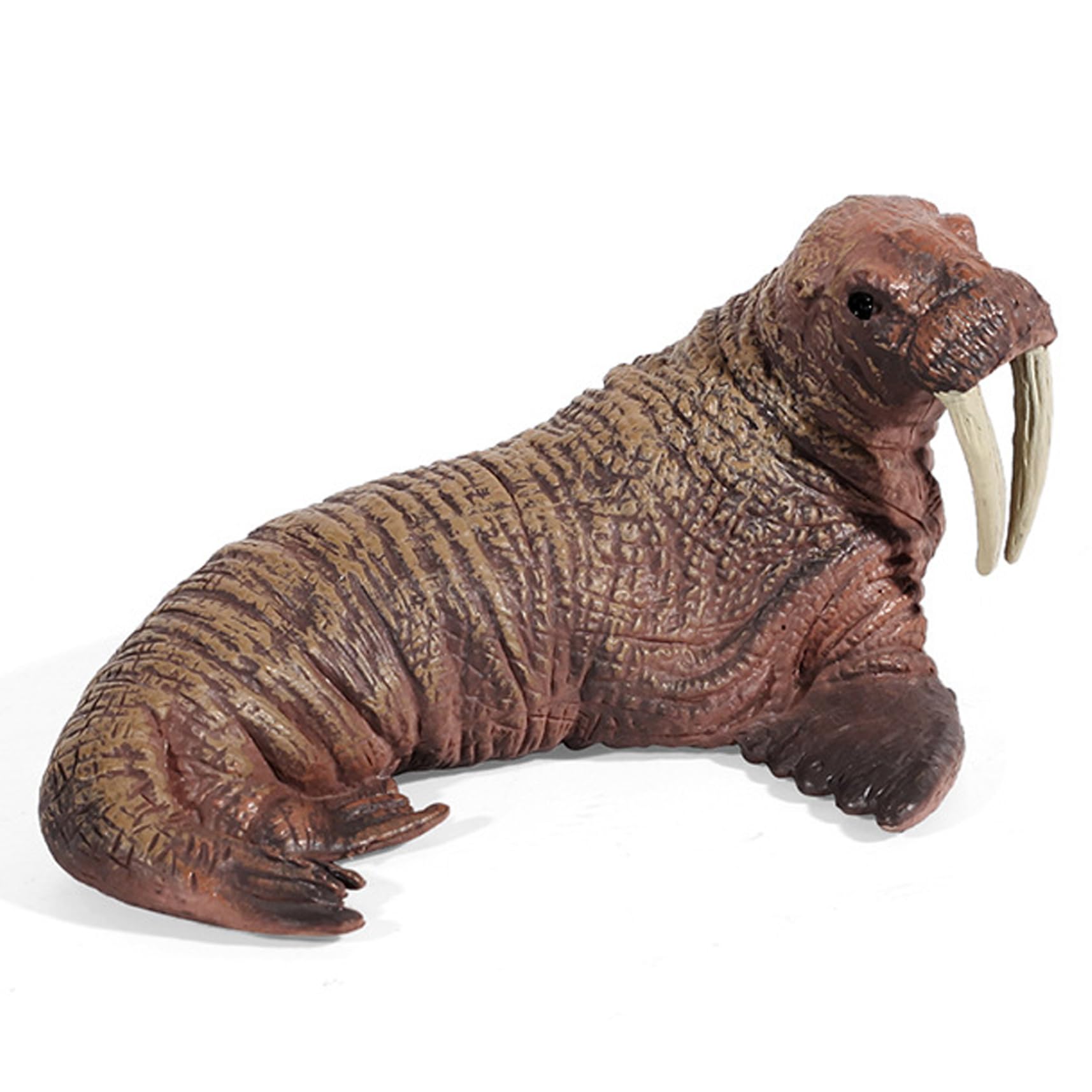 BeVistoso Walrus Figurine Realistic Arctic Animals for Kids Play Display, Educational Ocean Animal Model