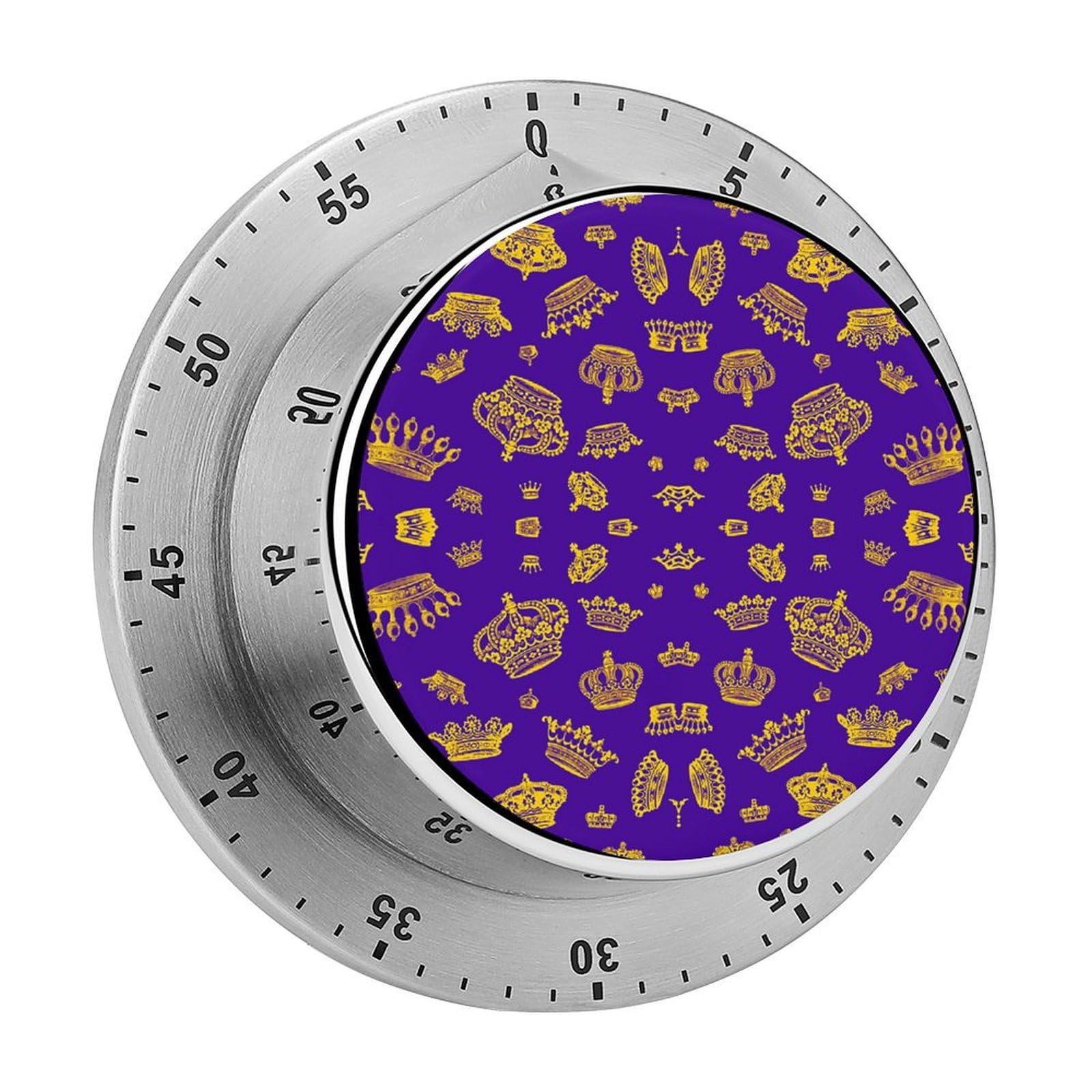 Royal Crown Circular Rotating Timer, Suitable for Kitchen and Bedroom