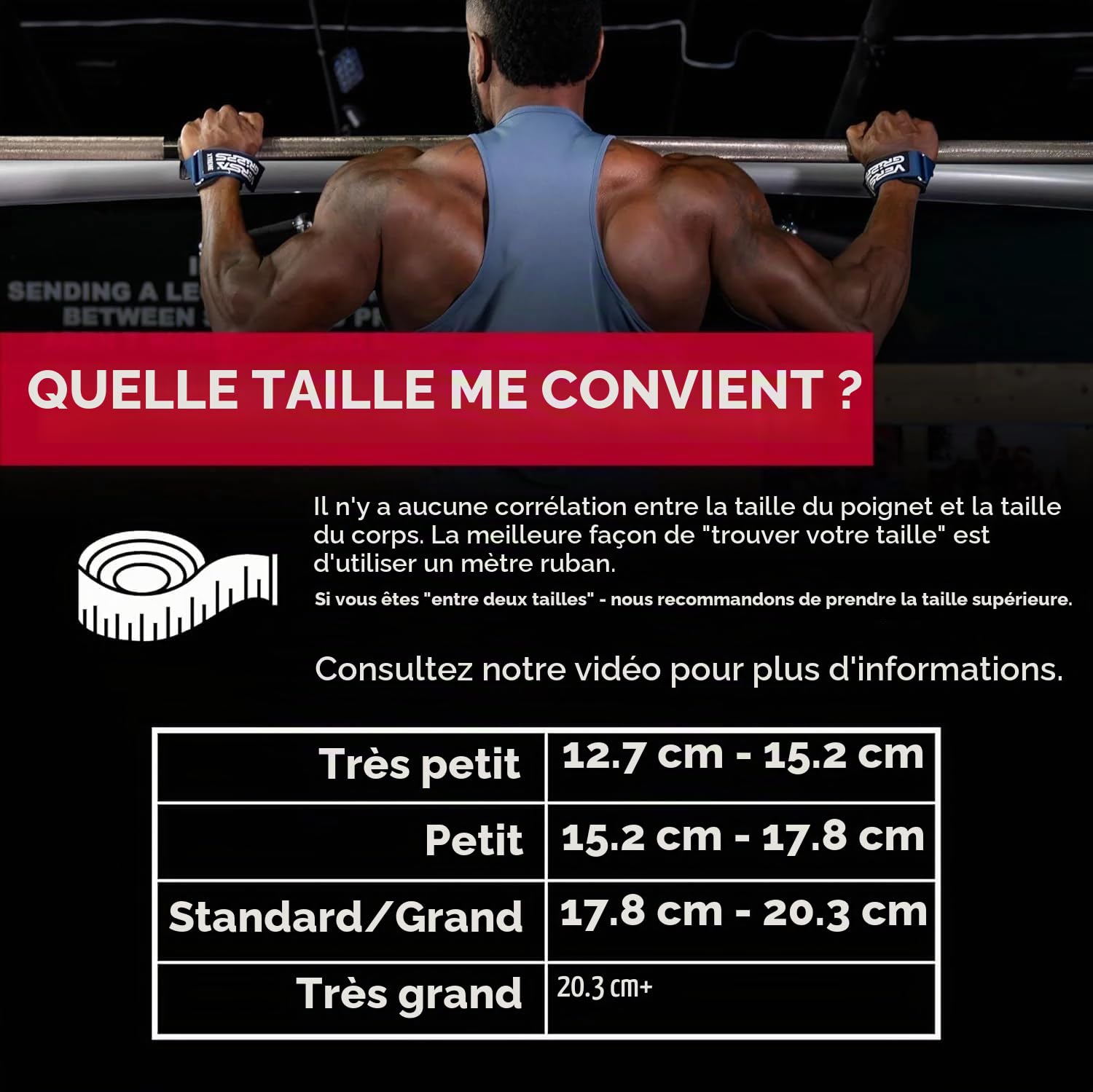 Versa Gripps® Fit Pro, fabriqué aux États-Unis, sangles de poignet pour athlète féminine, le meilleur accessoire d'entraînement