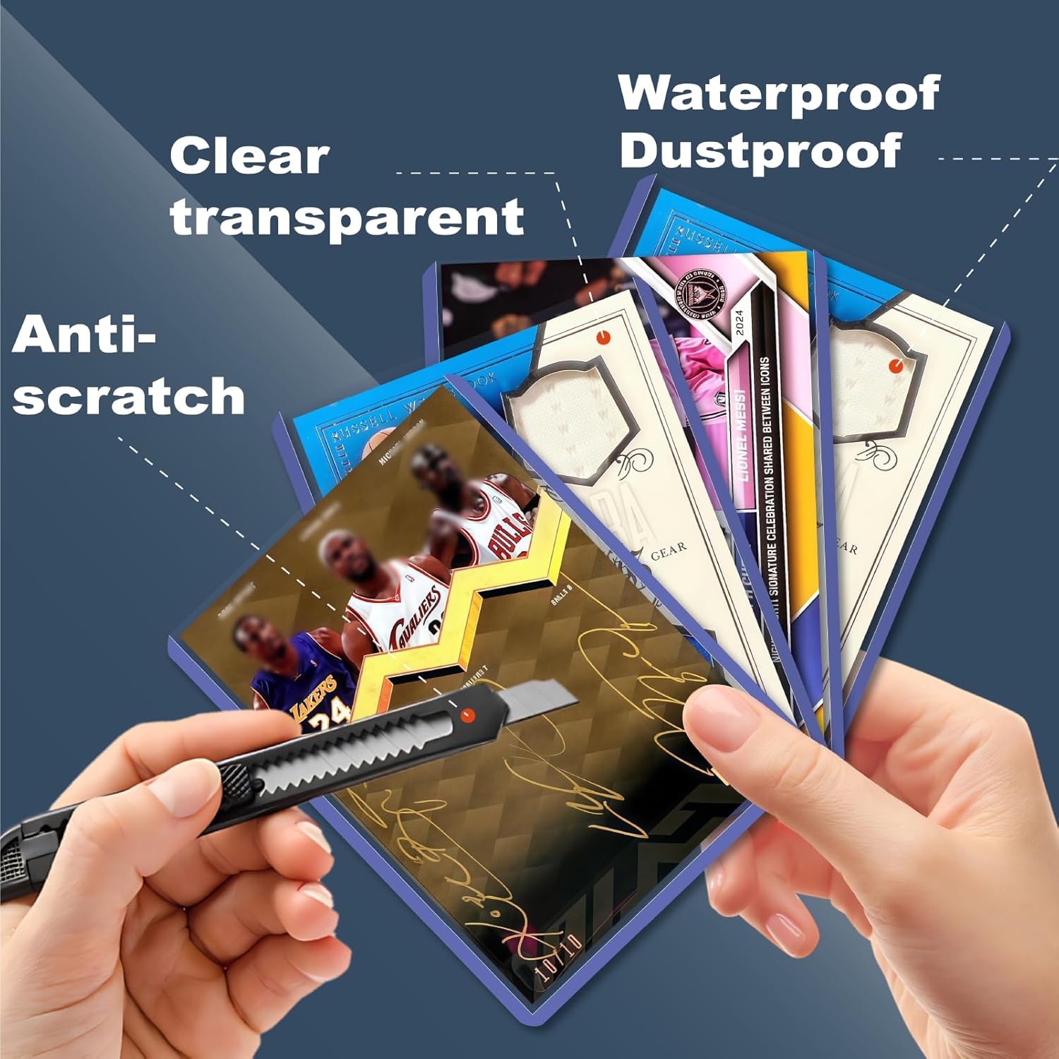 3x4 Top Loaders for Cards, Ultra Clear Protection for Sports, MTG Cards (10 Hard Sleeves + 10 Soft Sleeves)
