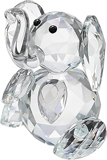 Kristall-Elefantenfigur, Handgefertigte K9-Glas-Skulptur für die Wohnkultur, Durchdachtes Geschenk für Jeden Anlass