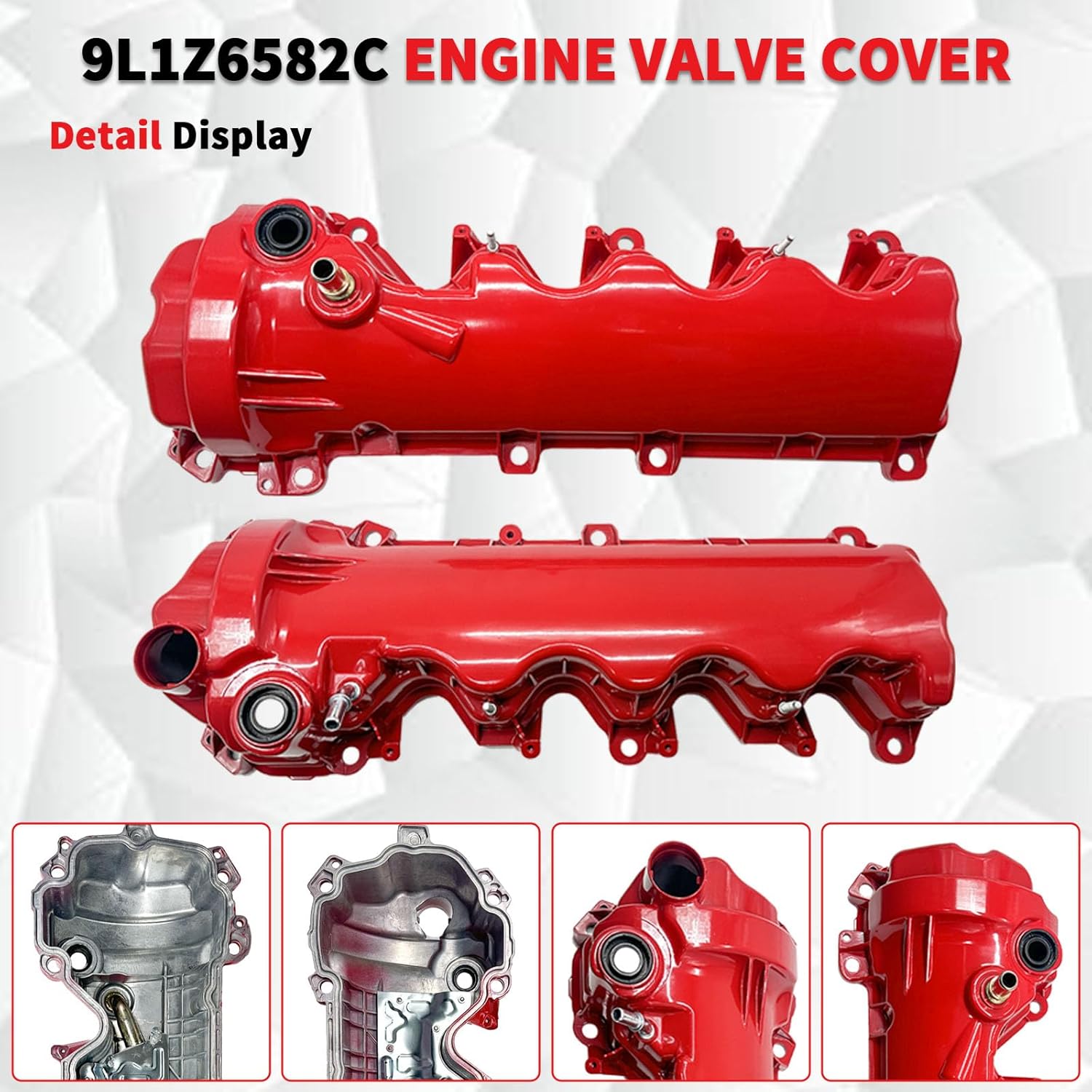 9L1Z6582C 264-909 Engine Valve Cover with Gasket Compatible with 2004-2014 Ford Expedition/F-150/F-250/F-350/Mustang, Fit for 2005-2014 Lincoln Mark LT/Navigator, Fit for 2006-2010 Mercury Mountaineer