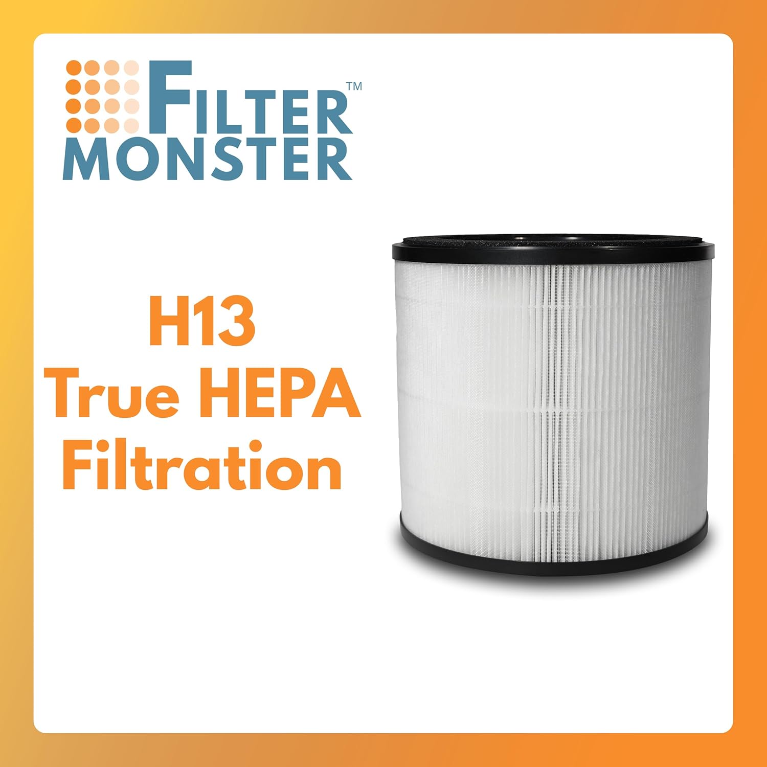 Filter-Monster H13 Air Filter Replacement Compatible with Medify MA-14 Air Purifier, 1 Pack Replacement Filter - Image 3