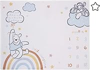 Vista 11 de Disney Classic Winnie The Pooh, manta de bebé súper suave color blanco, gris y lima, blanco, gris, lima, carbón