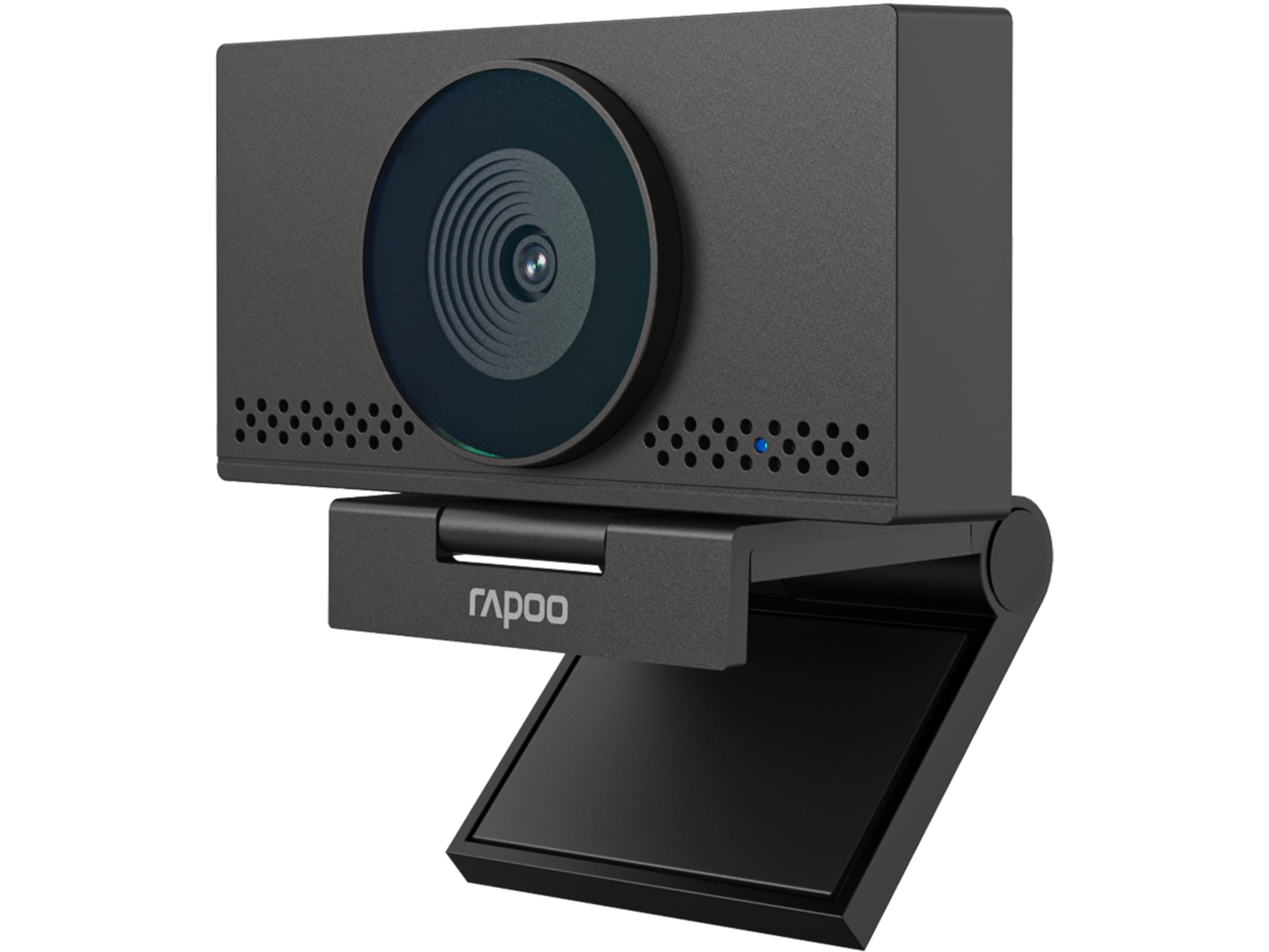 Rapoo XW4KAF USB Webcam 4K mit Mikrofon, UHD 3024p, 75° Sichtfeld,Autofokus | Doppelmikrofon mit Rauschunterdrückung, Abdeckung, ideal für Meetings, Streaming, Microsoft Teams, Google Meet, Zoom, PC, Mac