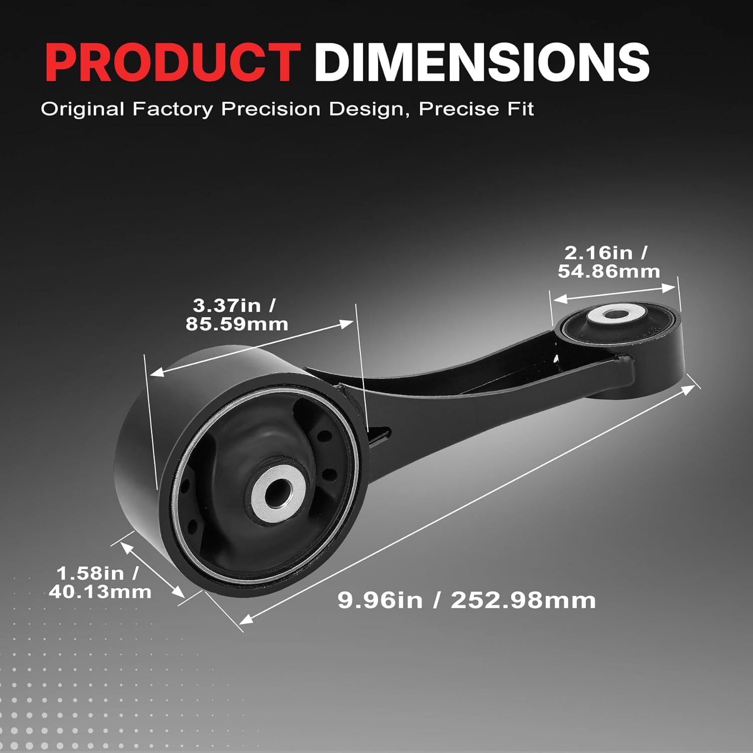 A62045 Torque Strut Mount Compatible with 2011-2014 Toyota Sienna 3.5L V6 Engine Motor Mount Replace 123630P100 123630P101 123630P111