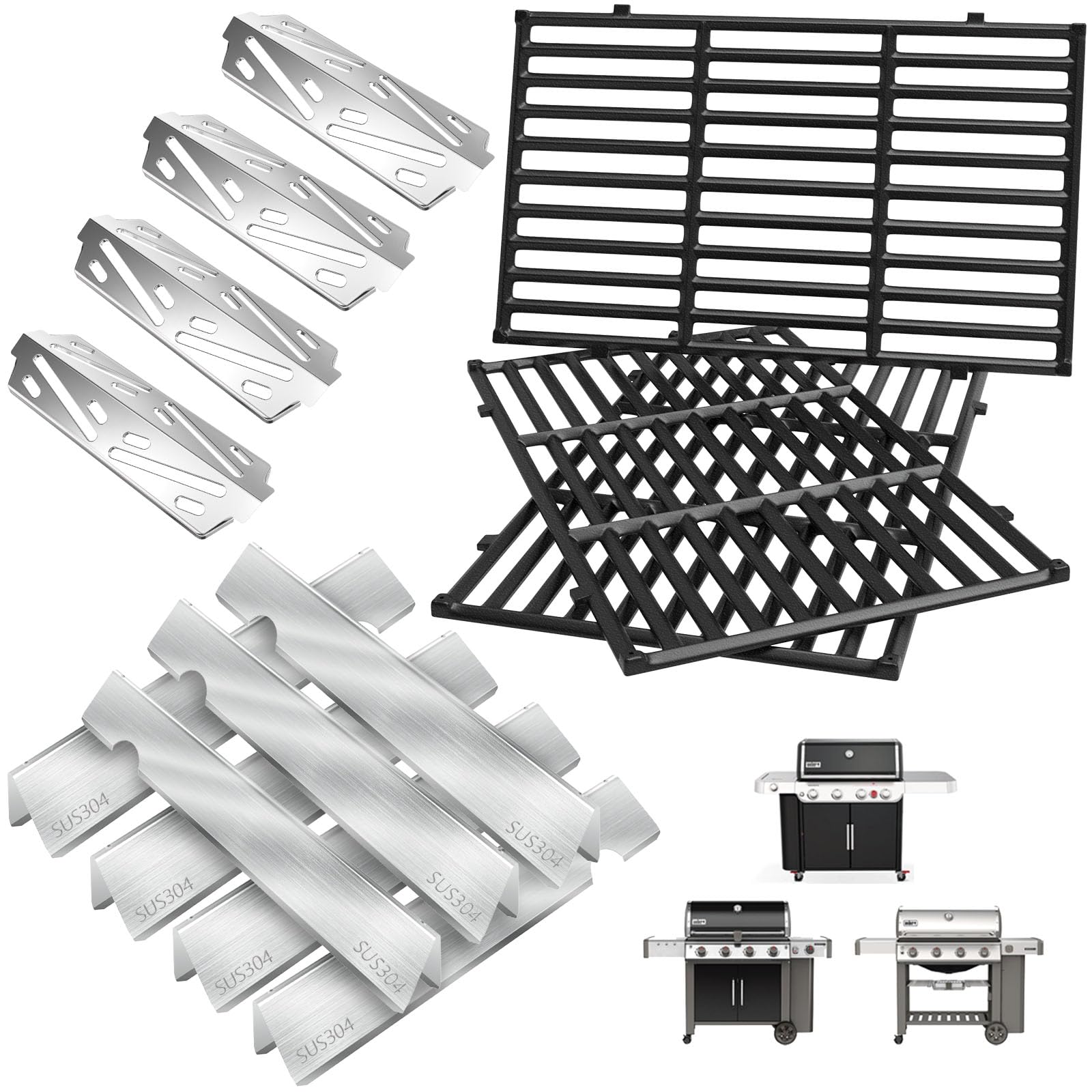 Photo 1 of PETKAO Grill Parts for Weber Genesis II/II LX 400 Series 4-Burner Grills