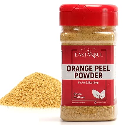 Eastanbul Orange Peel Powder, 5.29oz Dried Orange Peel Powder for