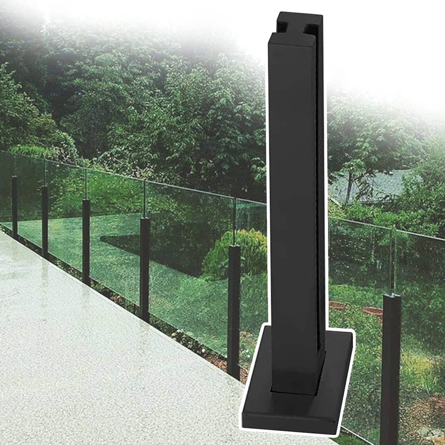 Poste de barandilla de vidrio para terraza y patio: crea un mirador seguro en tu hogar