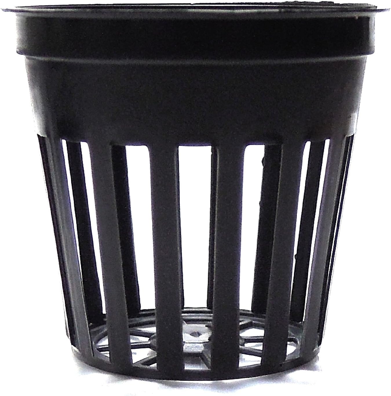 Teku 100 2 Inch Net Slit Pots for Hydroponic Aeroponic Use, Black
