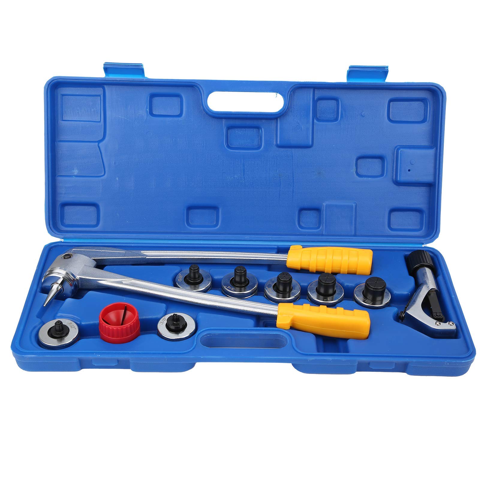 Expansor de Tubo de PALanca de 7 Piezas, Herramienta de Expansión de PALanca de 10 a 28 MM, Expansor de Tubo CT 100A/M, para Escariar Juego de Escariador de Tubos de Cobre